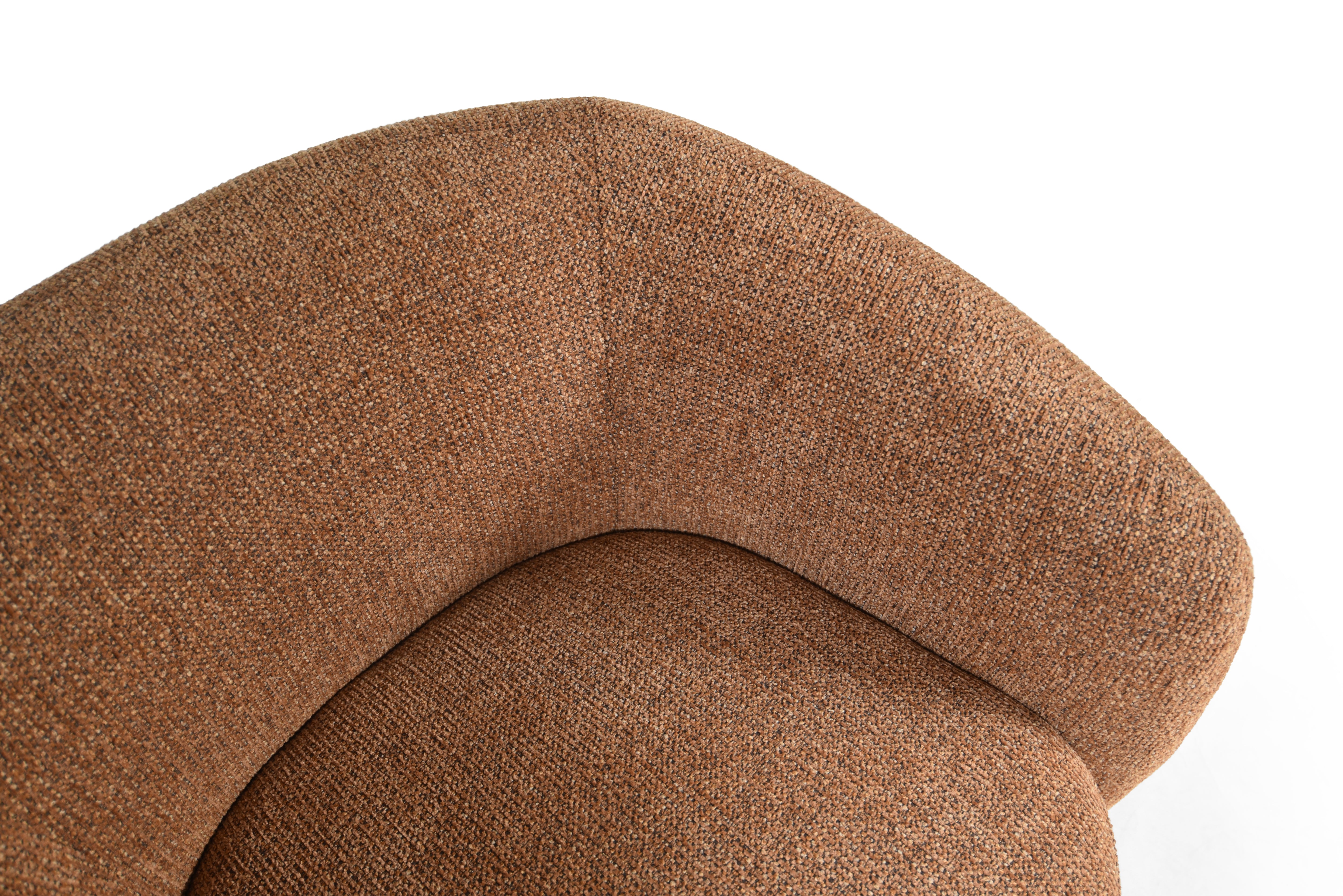 SWIVEL FAUTEUIL BABETTE TERRA COTTA