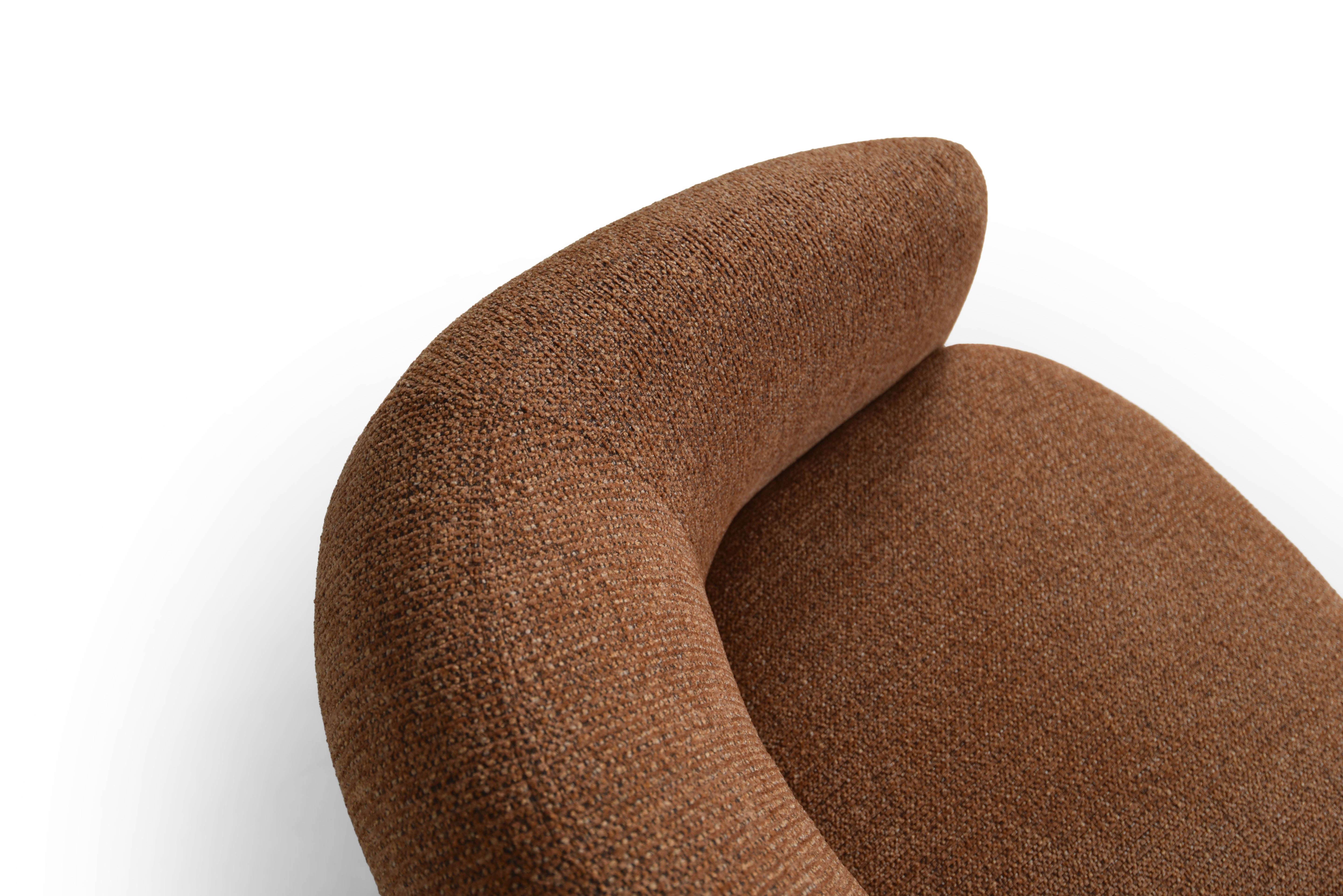 SWIVEL FAUTEUIL BABETTE TERRA COTTA