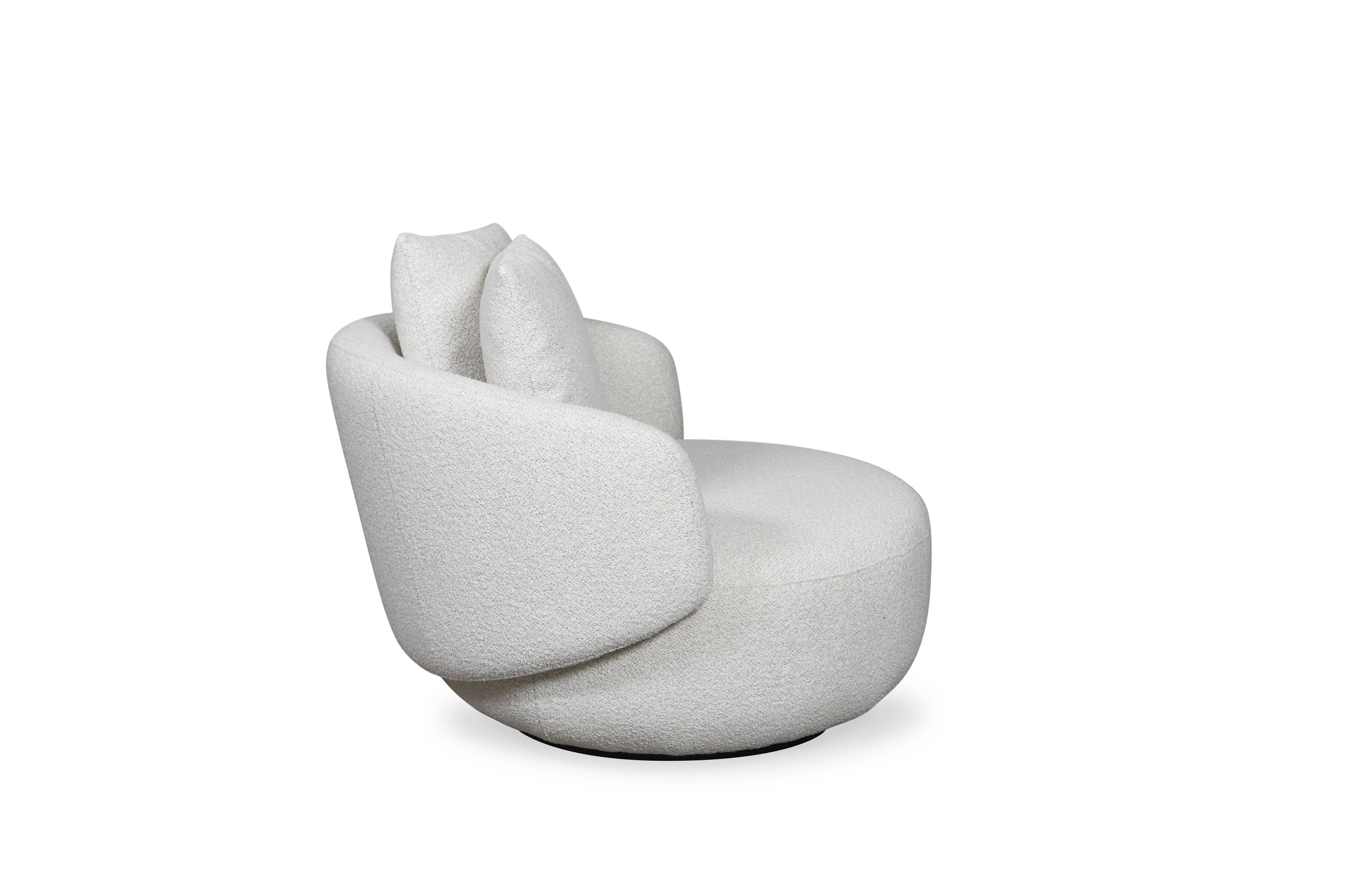 SWIVEL FAUTEUIL LEONORA