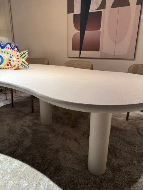MORTEX EETTAFEL ORGANISCH wit