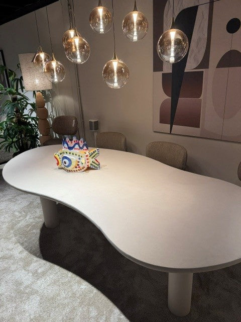 MORTEX EETTAFEL ORGANISCH wit