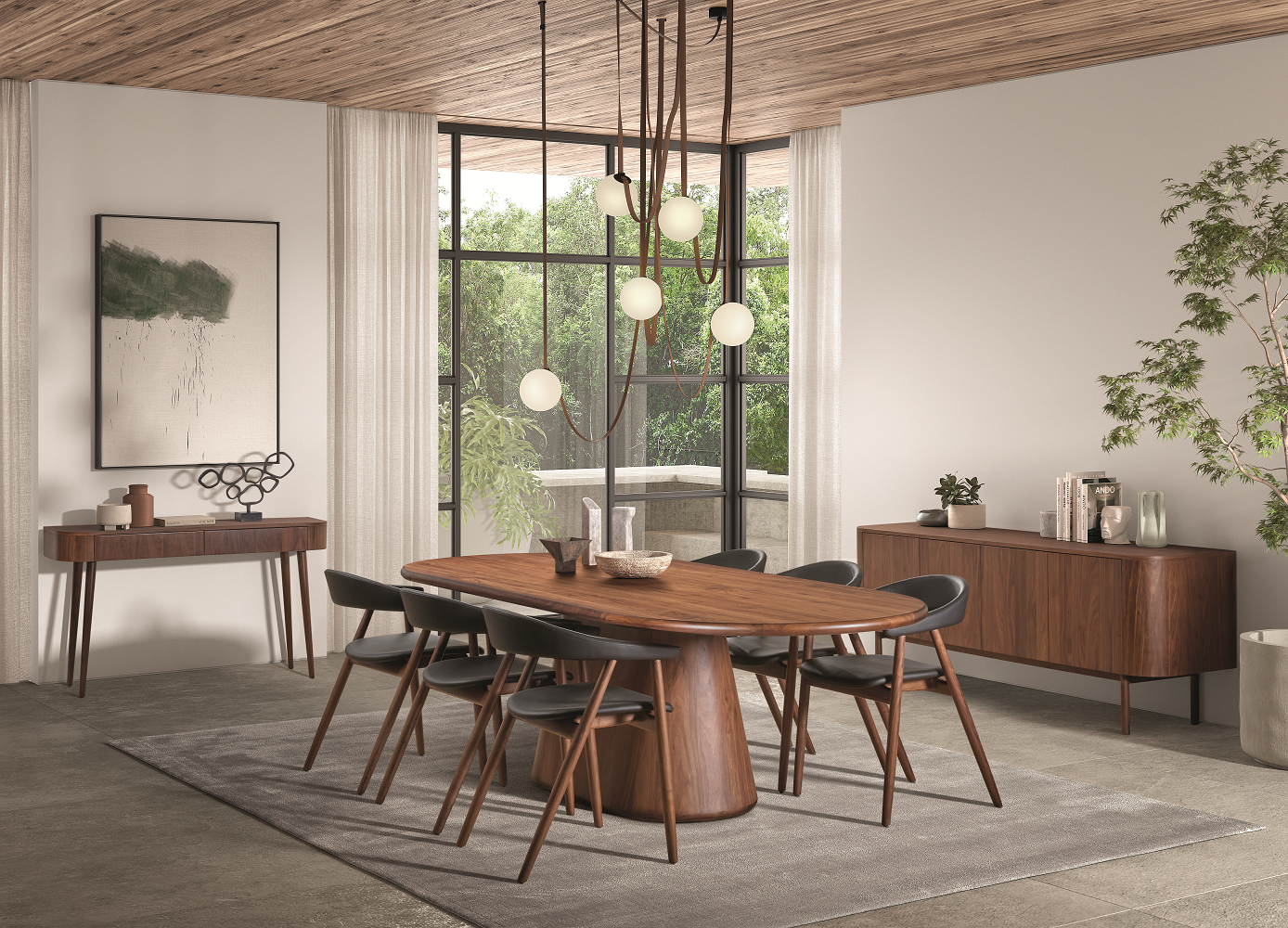 DRESSOIR RAPHAEL WALNUT
