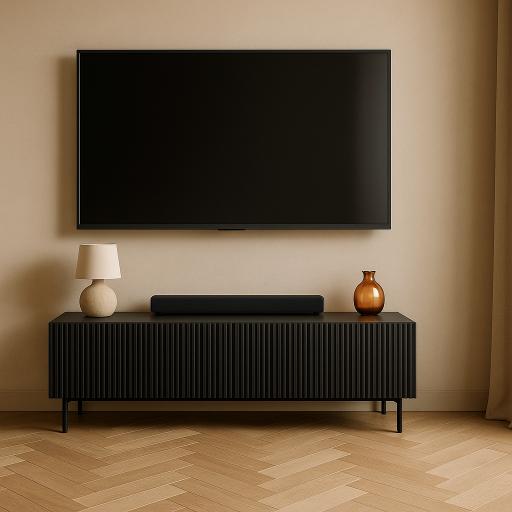 TV MEUBEL SANTA MONICA BLACK SMALL