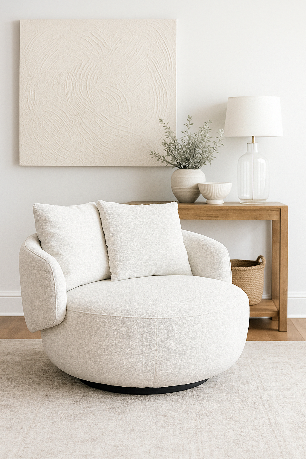 SWIVEL FAUTEUIL LEONORA