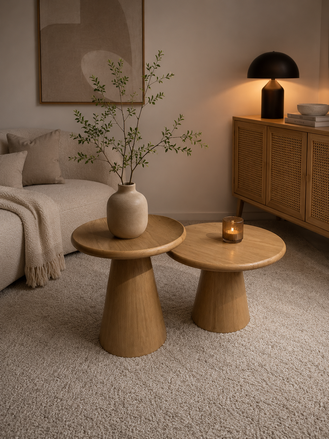 Salontafel & bijzettafel Gabriel Set