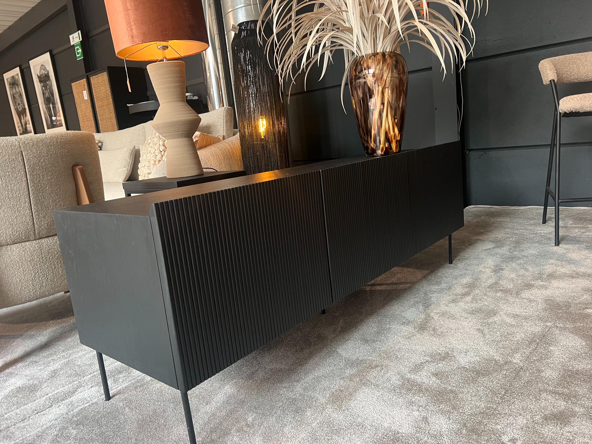 TV MEUBEL SANTA MONICA BLACK SMALL