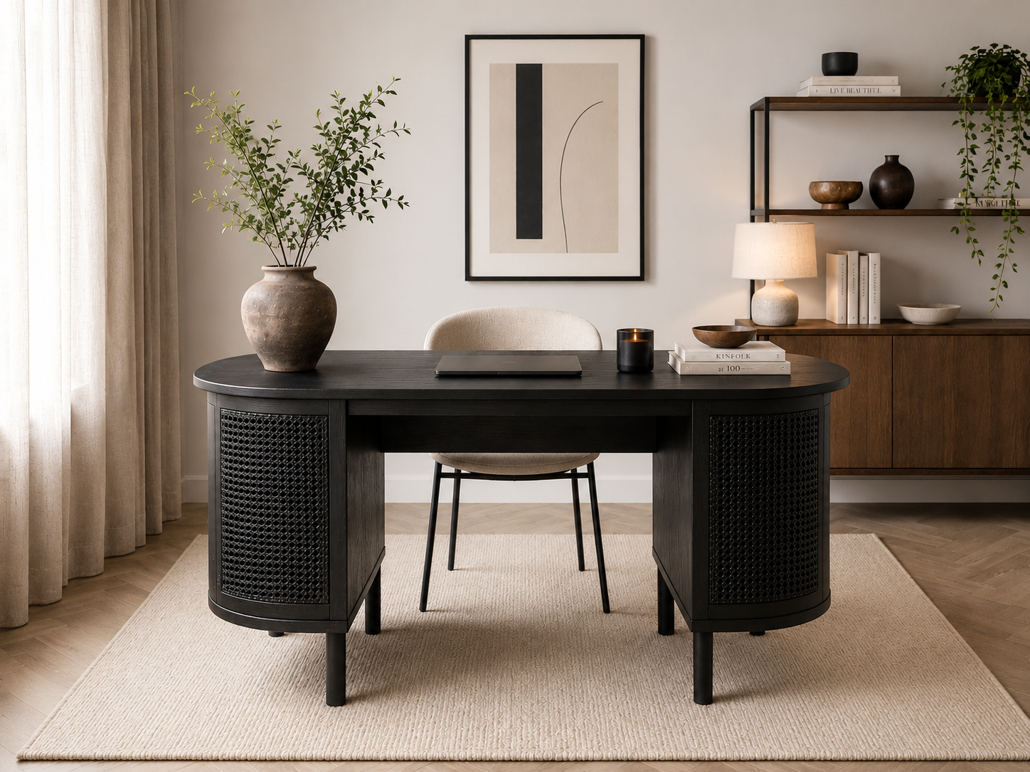 WARU WRITING DESK BLACK