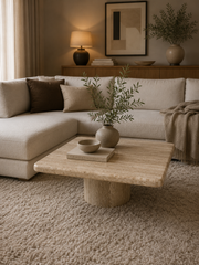 SALONTAFEL TRAVERTINE SMALL